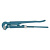 Ключ трубный/газовый рычажный 90° №0 (3/4")  "L" (15757) Сибртех