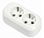 Колодка с/з 2 гнезда 16А (SBE-16-2-00-Z) Smartbuy