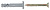 Дюбель-гвоздь (с гвозд. шурупом) 06К040 (Манжет) Упаковка 200 шт.  (ОЦ.)