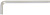 Ключ/шестиг (имбусов.) 9мм хром, закаленный, сталь 45х (12342) Сибртех