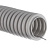 Труба гофрир. ПВХ 20мм Тяжелая (с тросом), серая (1/100)