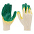 Перчатки х/б обливная ладонь, с двойн. латекс. покр, зеленые  Стандарт (67851) (70)