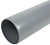 Труба ПП 50х730 мм. Без раструба, серая. СТК 