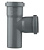 Тройник ПП прямой 50х50х90 гр. серый. СТК